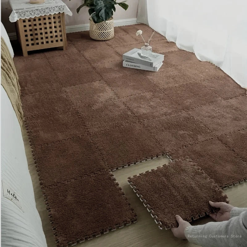 12Pcs Thickened Foam Interlocking Carpet Puzzle Mat Rug