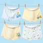 4PCS Boys Comfort  Antibacterial Underwear Cool Breathable