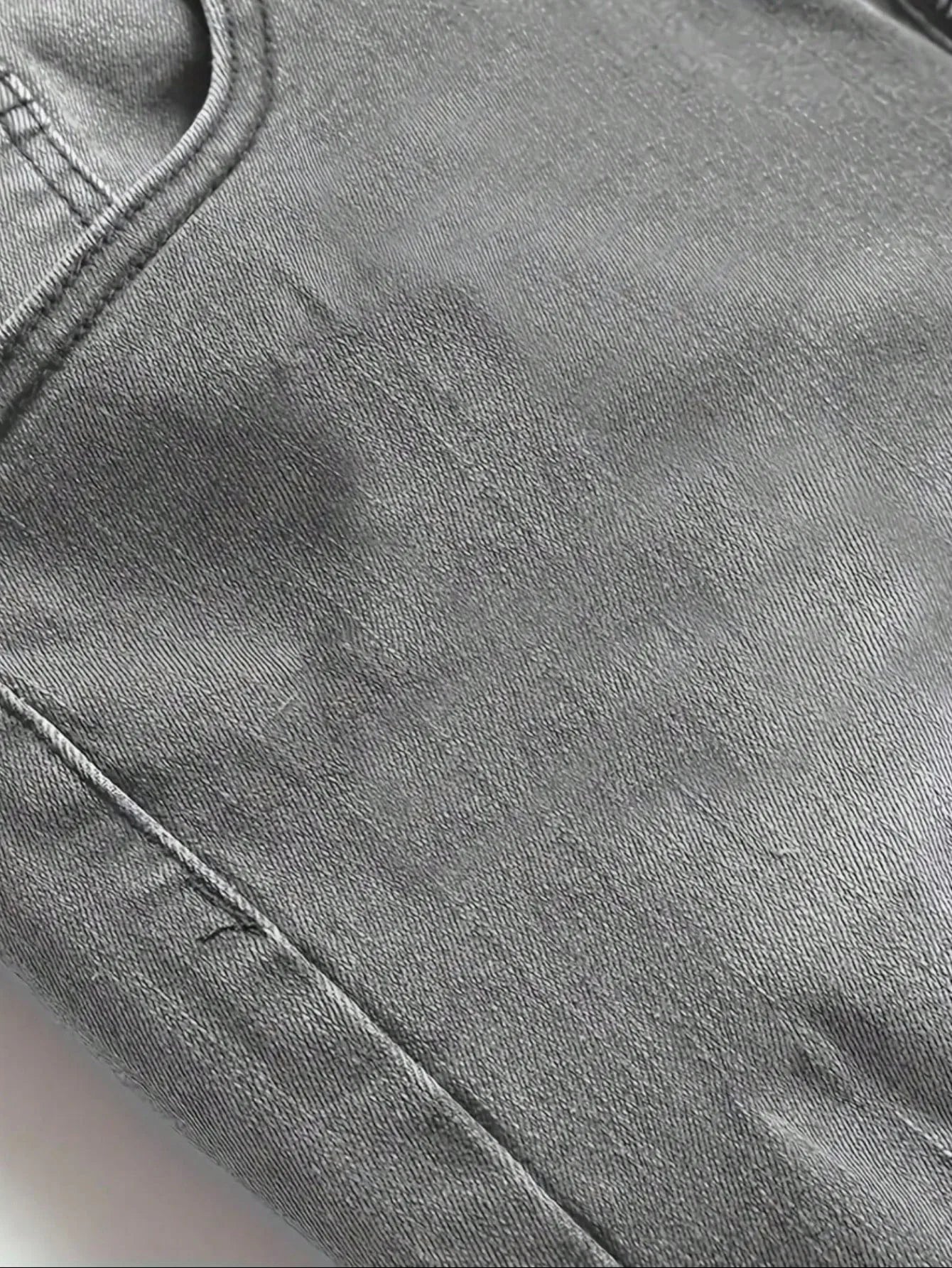Man's Slim Jeans Retro Dating Style