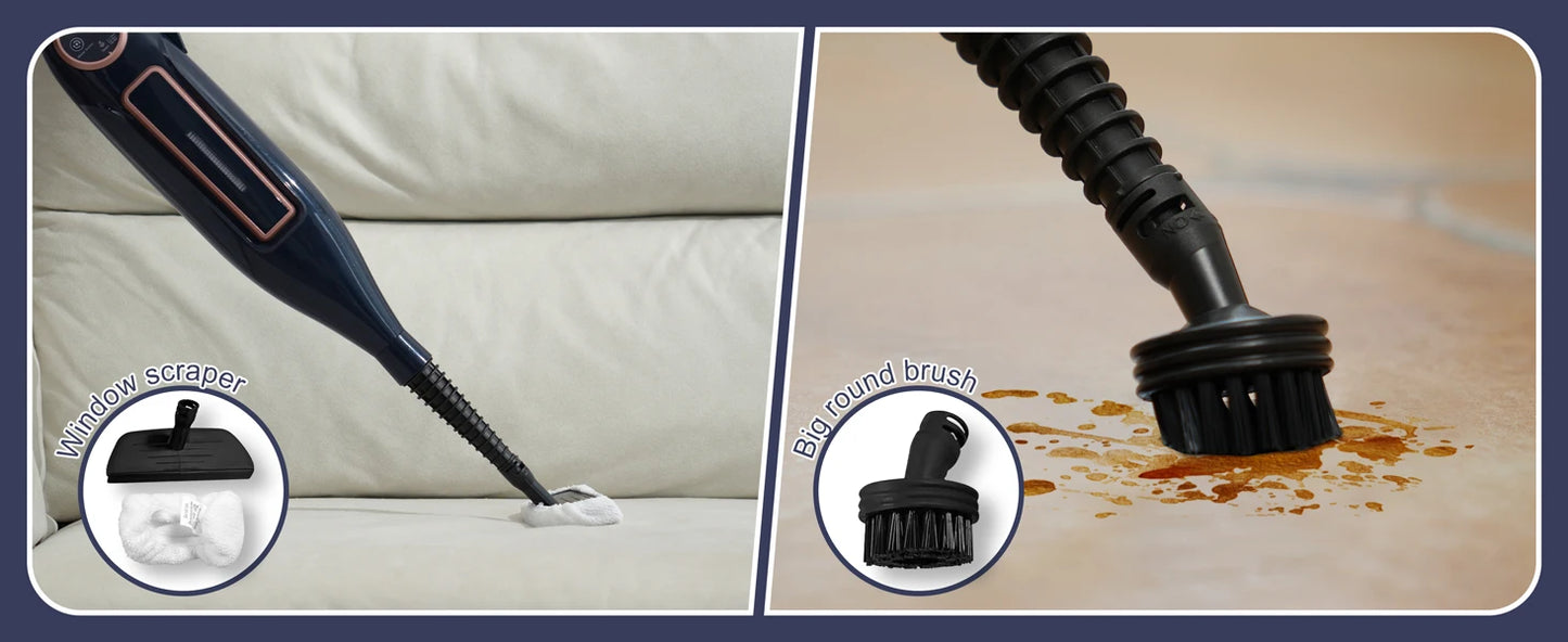 Steam Mop Cleaner with Rotating Mop Pad