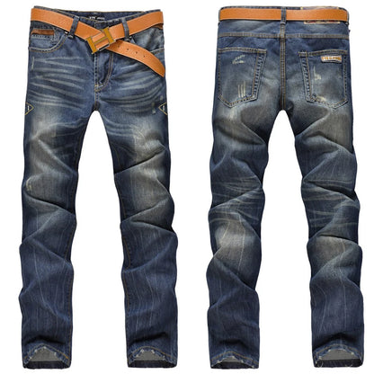 Ripped Plus Size Jeans for Men Fashion