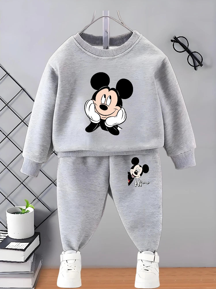 2 Pcs Boys Sets Casual Sweatshirt Hoodies and Sweatpantt