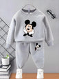 2 Pcs Boys Sets Casual Sweatshirt Hoodies and Sweatpantt