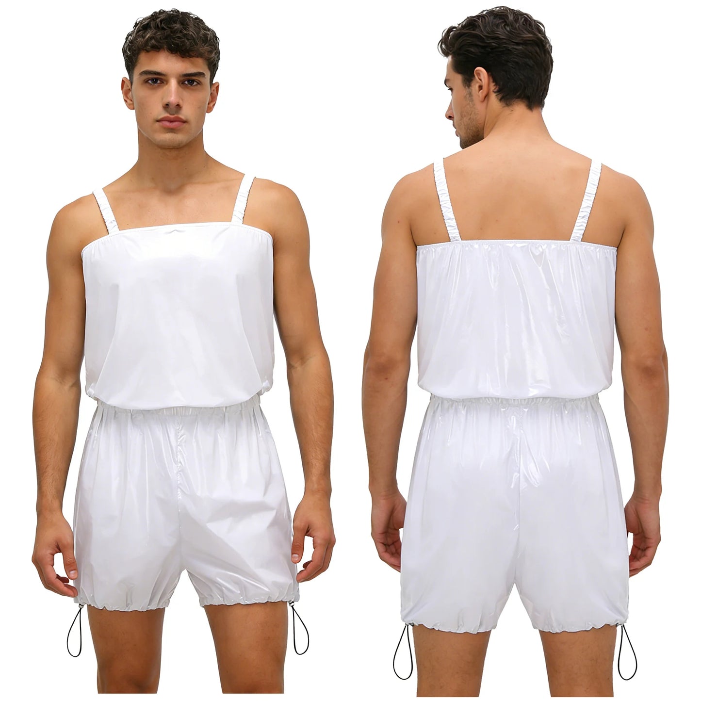 Mens Tear Away Backless, Nightclub Party Jumpsuit