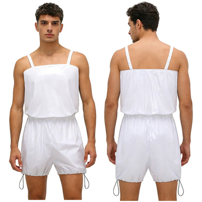 Mens Tear Away Backless, Nightclub Party Jumpsuit