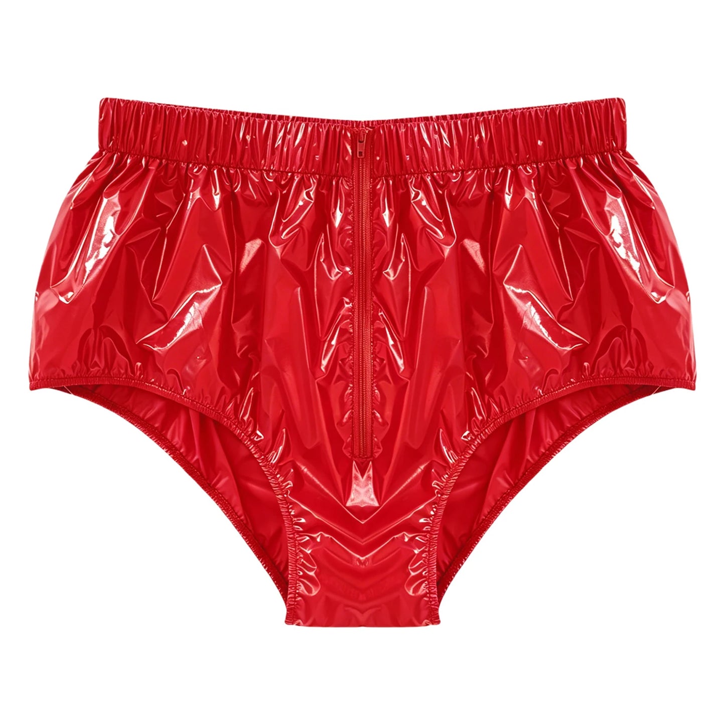Mens Waterproof Diaper Cover Front Zipper Briefs