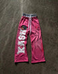 American Sweatpants Mens Gothic Hip Hop Baggy Elastic Waist