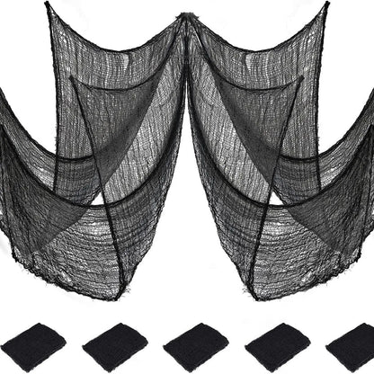 Horror Bloodstained Indoor Spooky Black Spider Web