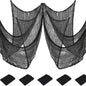 Horror Bloodstained Indoor Spooky Black Spider Web