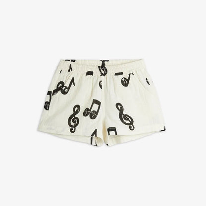 Nordic Style Music Symbol Printed Dress Sweatershirt