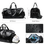 Vintage Leather Travel Duffel Bag for Men/Women