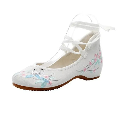 Women Casual Zapatos Vintage Cloth Single Shoes