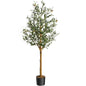 1Pc/2Pcs Artificial Olive Tree Fake Plastic Plants