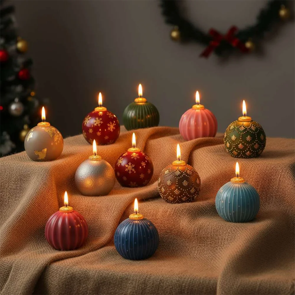 Christmas  Silicone Scented Candle  Home Decoration