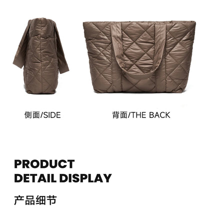 LEE Large Soft Puffer Bag Women Down-filled