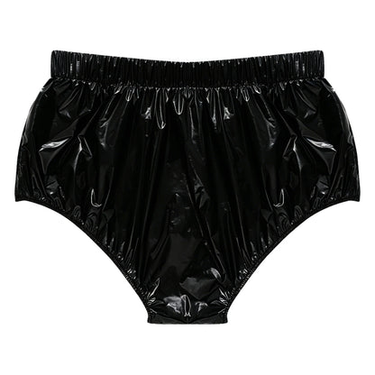 Mens Waterproof Diaper Cover Front Zipper Briefs