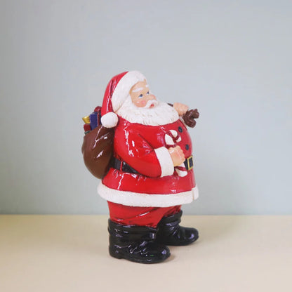 Resin Santa Claus Sculpture Holiday Accessories Decoration