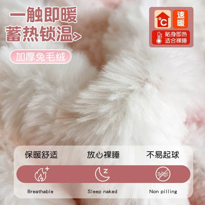 Plush Sheet Cover All-inclusive Mattress Protective Cover