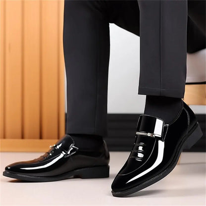 Mens Dress Shoes Formal Business High Gloss