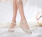 Woman Casual Ethnic Style Canvas Vintage
