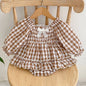 Baby Girls Long Sleeve Flower Embroidery Jumpsuit