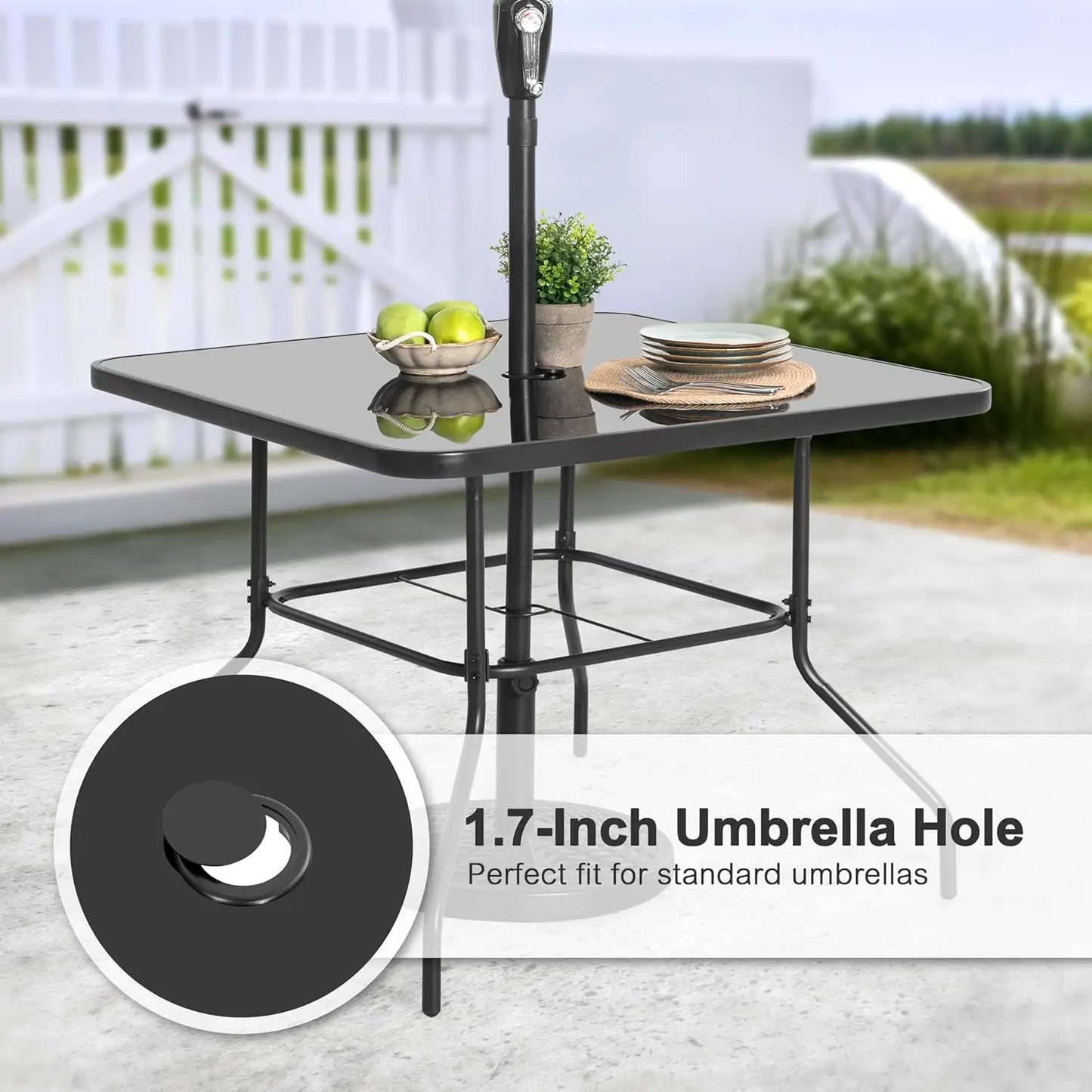 5 Piece Patio Dining Set, Outdoor Dining Furniture