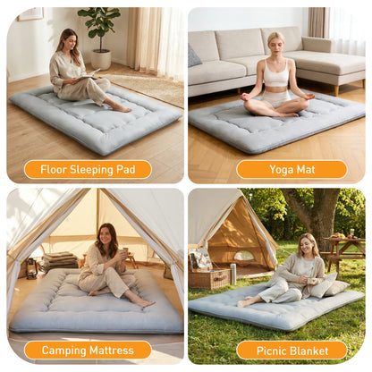 Foldable 4 Inch Soft Bed Mattress Full Queen Size