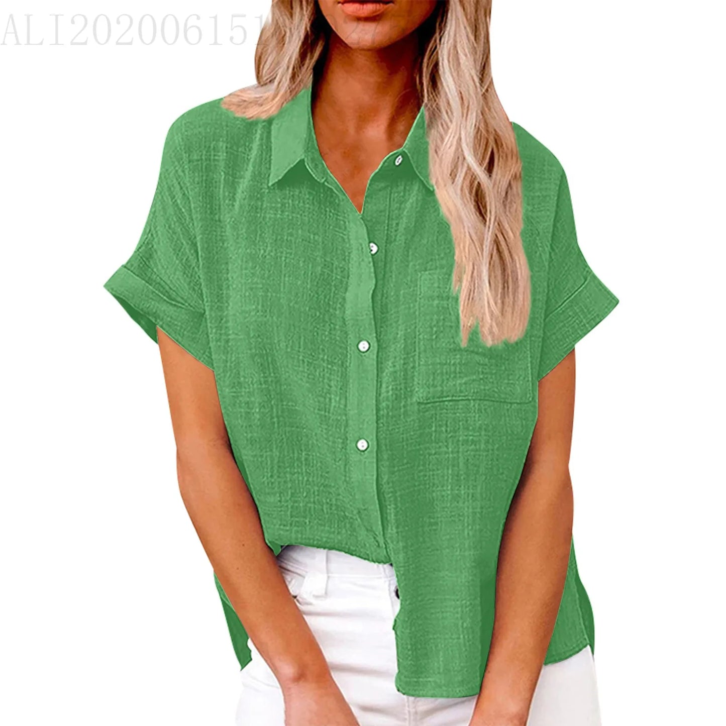 Woman Loose Casual Camisas Mujer Blouse