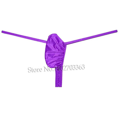 Men's Micro G-string Underwear Shiny Low Rise