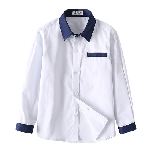 Boy Long Sleeve Plaid Shirts