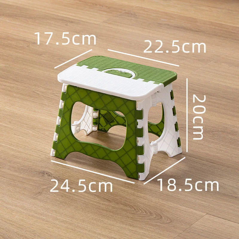 Thickened Mini Plastic Folding Stool Portable