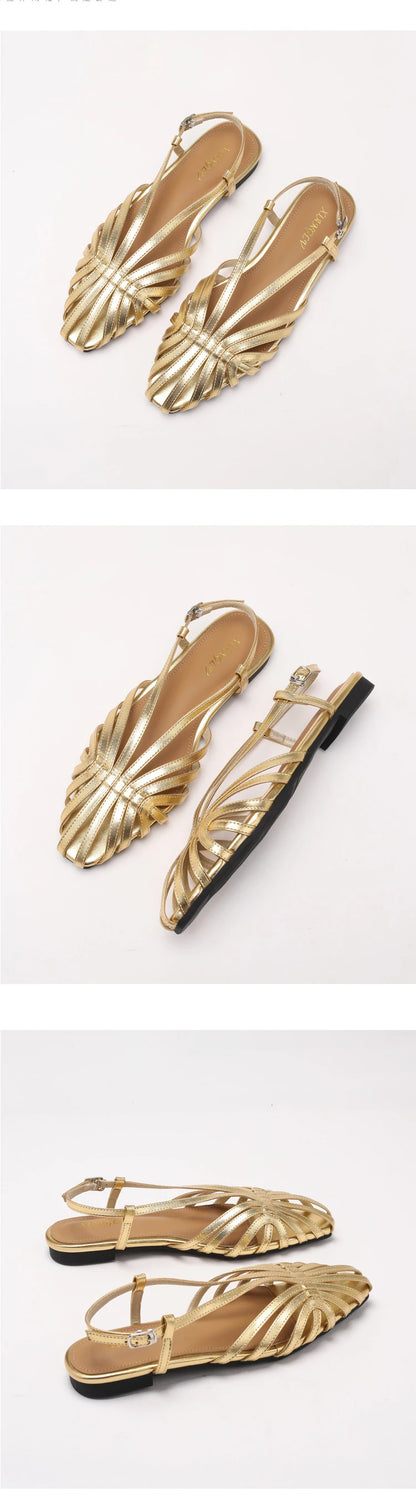 Flat Sandals Large Size Designer Shoes Summer