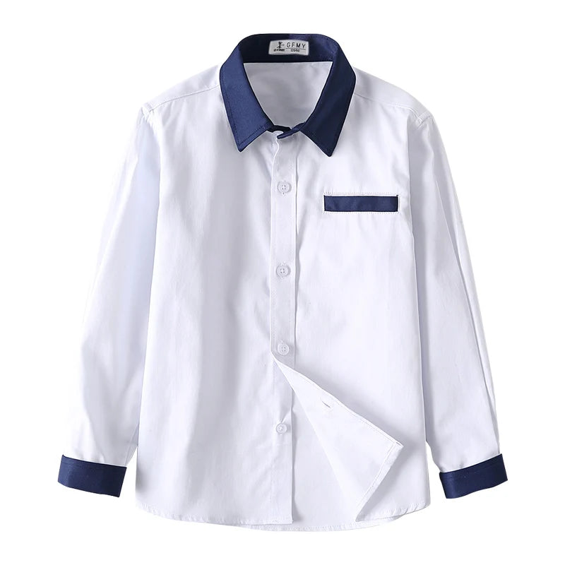 Boy Long Sleeve Plaid Shirts