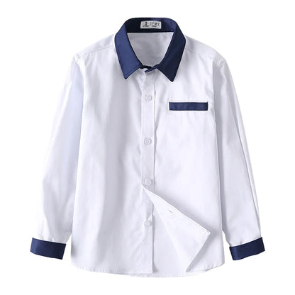 Boy Long Sleeve Plaid Shirts