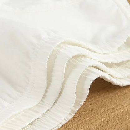 6Pcs Girls/Boys Underwear White Cotton Teen Briefs
