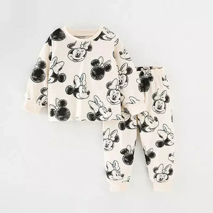 2 Pcs Cartoon Home Wear Baby Boys/Girls Pajamas