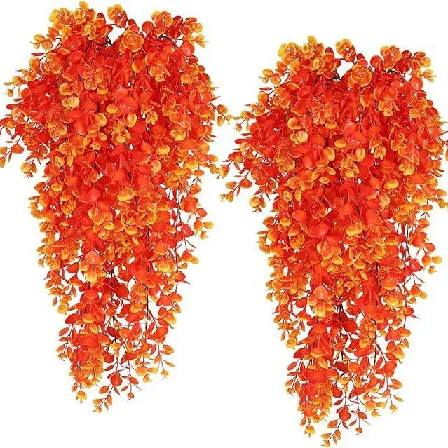 2pcs Artificial Vines UV-Resistant Protection Hanging Fake Plant