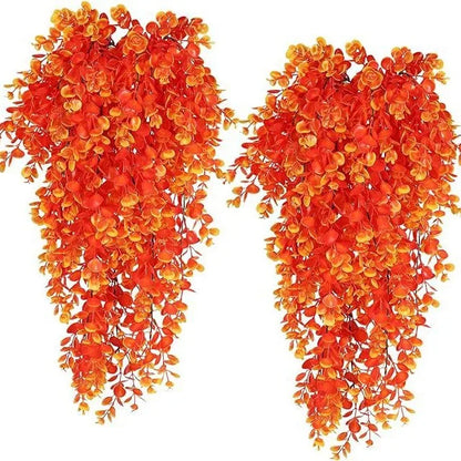 2pcs Artificial Vines UV-Resistant Protection Hanging Fake Plant