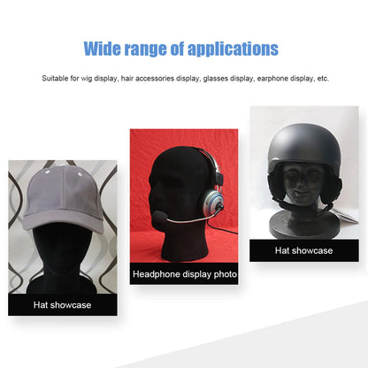 Man Mannequin Head Model Displaying Stand