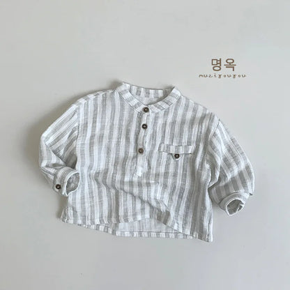 Boys/Girls Simple Vertical Shirt Casual