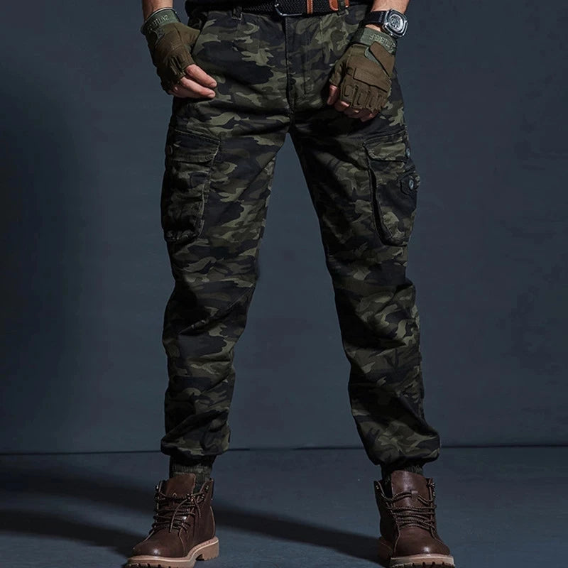 Work Khaki Tactical Pants Men Military Jogger