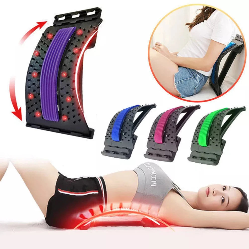 Magnetic Back Massage Muscle Relax Stretcher Therapy