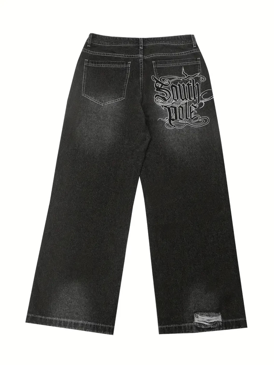 Vintage South Pole Black Denim Jeans Men's