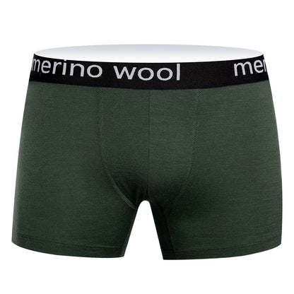 Mens Merino Boxer Briefs Soft Breathable Sports