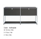 Modular DIY Metal TV Stand Cabinet Storage