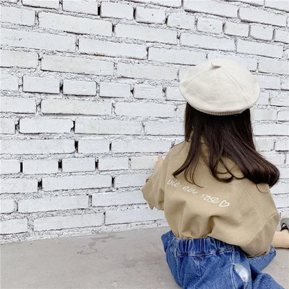 Embroidered Shirt Long Sleeve Baby Girl Cotton