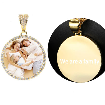 Hip Hop Jewelry Bling CZ Picture Necklace