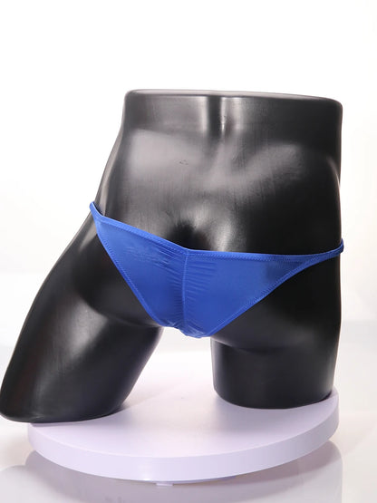 Low Waist Ice Silk Smooth Men's e Underwear