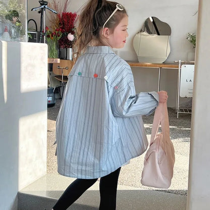 Stylish Lightweight Long Sleeve Tween Girls Shirt