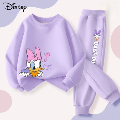 2 Pcs DISNEY Pullover Girls Sets Minnie Print